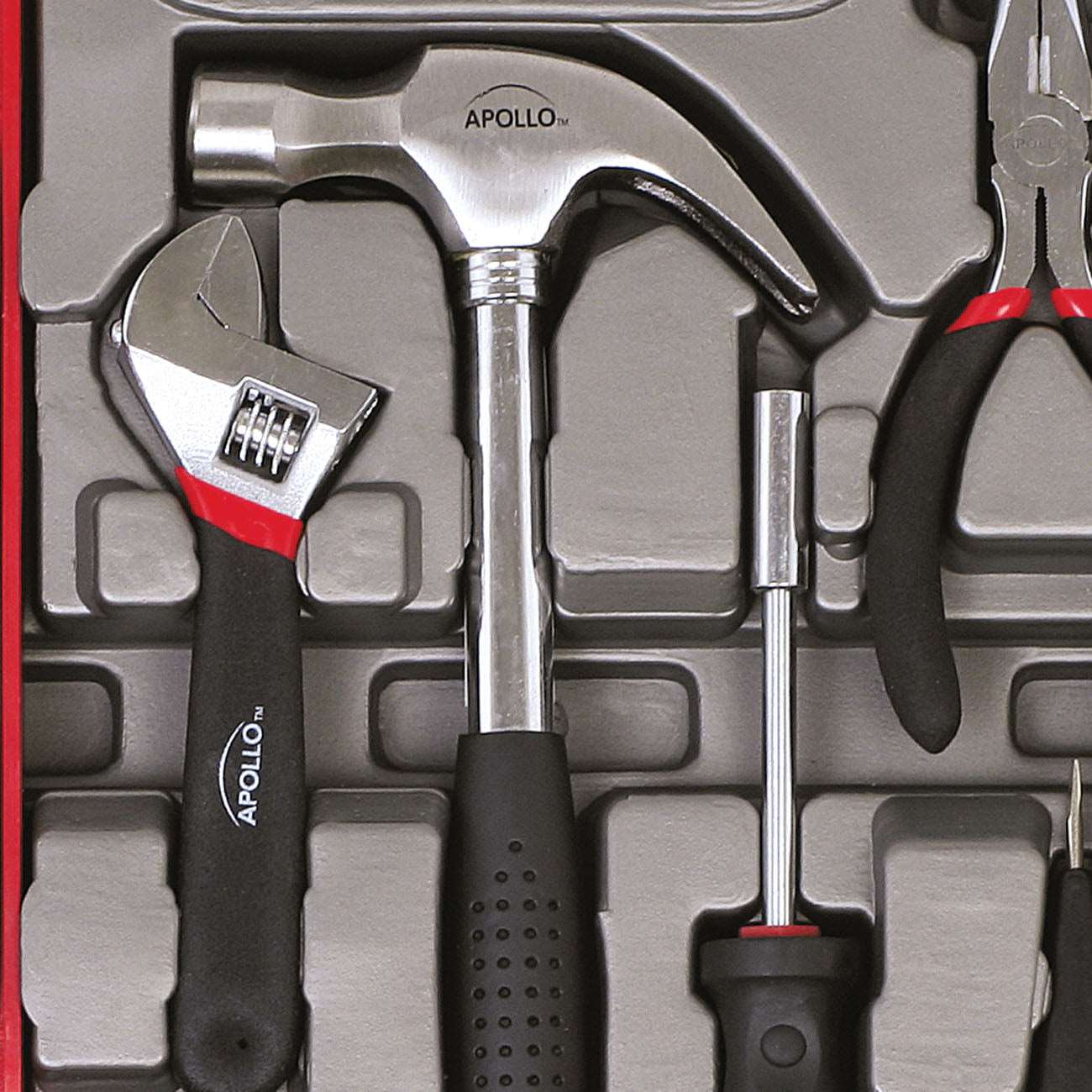 Maletín de Herramientas para el Hogar 53 Piezas Apollo Tools DT9408