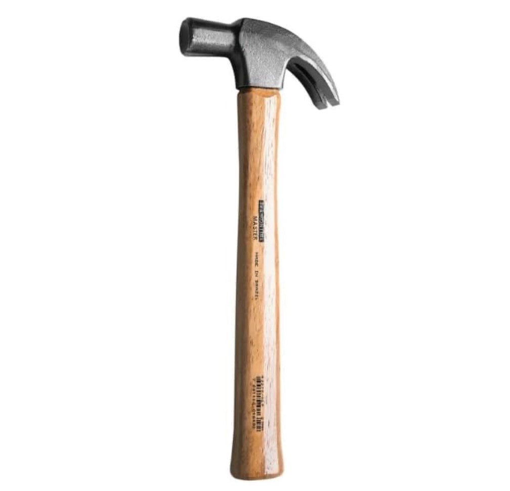 Wrenco claw hammer with forged steel head and hardwood handle